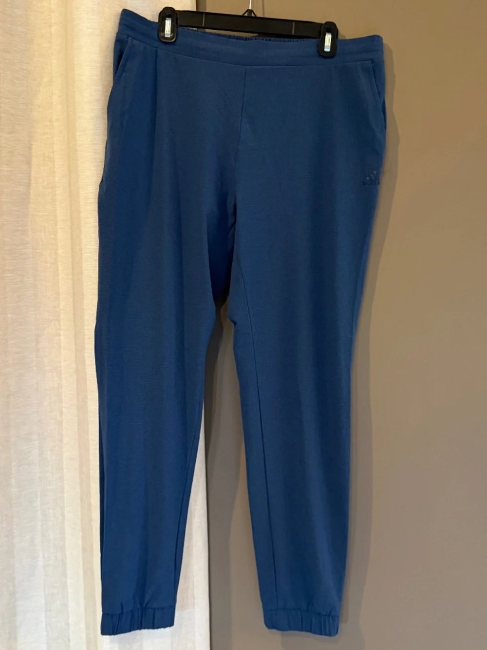 Adidas Men's Navy Dark Marine Blue Golf Heat.RDY, Jogger Pants, Size Large